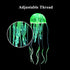 Lpraer 6 Pieces Glow Aquarium Ornaments Artificial Glow Floating Jellyfish Seahorse Anemones Silicone Simulation Fish Tank Decorations for Fish Ta...