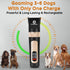 Dog Clippers for Grooming, 4-Speed & LCD, Low Noise Electric Dog Trimmer for Grooming, Cordless Rechargeable Dog Hair Clippers, Super Quiet for Do...