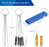 4 PCS Torch Tip Cleaner Set, Welding Torch Tip Cleaner with Drill Bit Torch Tip Cleaner Set for Carbon Carburetor Jet Cleaner with 10 Cleaning Nee...