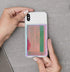 CheapSunday ID Card Holder for Back of Phone Leather Phone Wallet Stick On with Stand Flip Waterproof Leather Adhesive Wallet for Most Cellphones ...