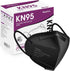 KN95 Disposable Face Mask 25 Pack 5-Ply Breathable Safety Masks Against PM2.5, Disposable Respirator Protection Mask for Men and Women Black...