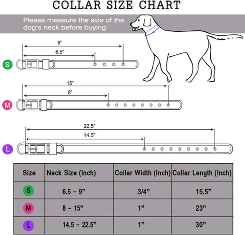 Comfort Fit Dog Collar - Soft Padded Dog Training Collar with Adjustable Buckle - Breathable and Lightweight Pet Collar - Durable, Heavy Duty Dog ...