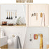 Kitchen Utensil Rack Wall Mount, White Adhesive Kitchen Utensil Hanger No Drilling Kitchen Utensil Holder Space Saving Kitchen Wall Hooks for Kitc...