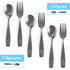 CHILLOUT LIFE Stainless Steel Kids Silverware Set 6 Pieces - Child and Toddler Safe Flatware - Kids Utensil Set - Metal Kids Cutlery Set (Includes...