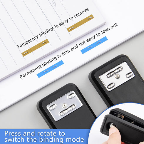 Desktop Office Stapler with 2000 staples: IMLIKE Half strip desk Staplers, take 26/6 staples 25 Sheets Capacity, Metal Construction, Non-Slip Base...