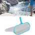 Pool Skimmer Net, Plastic Larger Capacity Pool Skimmer Professional Grade Deep Bag Pool Leaf Rake for Above Ground Inground Swimming Pools Fine Me...