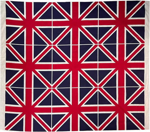 45x40 Inch United Kingdom UK England British National Country Flag Patriotic Printed Cotton Fabric for Patchwork Needlework DIY Handmade Sewing Cr...