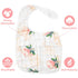 Zainpe 6Pcs Snap Muslin Cotton Bibs for Baby Flamingo Star Flower, Machine Washable Adjustable Burp Cloths with 6 Absorbent Soft Layers for Infant...