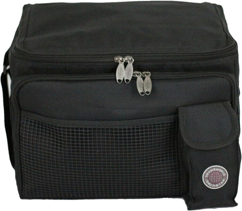 Transworld Durable Deluxe Insulated Lunch Cooler Bag (Many Colors and Size Available) (13 1/2"x10"x10", Black)...