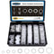 181Pcs 8 Sizes Silicone Gasket Assortment Kit, for Washer Needs, Ideal Repair Kit for Faucet or Plumbing...