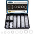181Pcs 8 Sizes Silicone Gasket Assortment Kit, for Washer Needs, Ideal Repair Kit for Faucet or Plumbing...