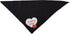 Mirage Pet Products Puppy Love Screen Print Bandana, Large, Black...