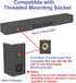 JINGer Universal Speaker Wall Mount for Sony, Vizio, Samsung, Roku, and More Sound Speakers, Speaker Brackets for Rear Satellite Speakers or Sound...