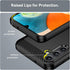 for Samsung Galaxy A14 5G phone case, Shockproof Case Anti-fall Protection Case Upgraded shock-absorbing flexible TPU Carbon Fiber protection phon...