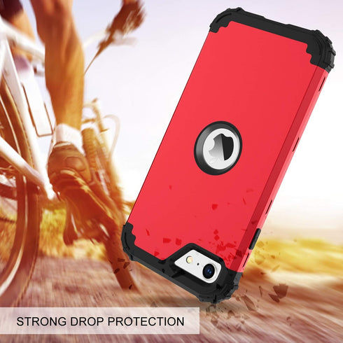 BENTOBEN for iPhone SE 2022 Case, Phone Case iPhone SE 2020, Heavy Duty 3 in 1 Full Body Rugged Shockproof Hybrid Hard PC Soft Rubber Bumper Drop ...