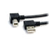 StarTech.com 91cm (3 ft.) / 91cm A Right Angle to B Right Angle USB Cable - 0.91m Right Angle USB 2.0 - 1x USB A 1x USB B - Black (USB2HAB2RA3)...