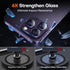 2 Pack Camera Lens Protector for iPhone 15 Pro Max/iPhone 15 Pro/iPhone 14 Pro Max/iPhone 14 Pro, Aluminum Alloy Sapphire Glass Camera Cover Scree...
