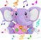 Aitbay Plush Elephant Music Baby Toys 0 3 6 9 12 Months, Cute Stuffed Aminal Light Up Baby Toys Newborn Baby Musical Toys for Infant Babies Boys &...