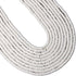 380pcs White Clay Beads Chip Strip 6mm Flat Round Polymer Disk Loose Spacer Heishi Beads for Handmade DIY Jewelry Making Bracelets Flat Polymer Cl...