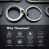 Titanium Key Holder Heavy Duty Quick Release Keychain Clip with Key Ring for Men and Women...