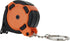 Crescent Lufkin 1/2" x 6' Mini Hi-Viz® Orange Yellow Clad Keychain Tape Measure - Counter Display - CS8506 , Black...