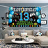13th Video Game Happy Birthday Decorations Backdrop Banner, 13th Official Teenager Birthday Party Decorations Photo Background 13th Backdrop for B...