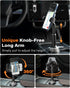 APPS2Car Solid Cup Holder Phone Mount for Car Truck with Quick Extension Long Arm Fast Swivel Adjustable Height 360 Rotatable Low Profile for iPho...