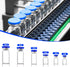 3ml Sealed Vials with Self Healing Injection Port and Plastic-Aluminum Flip Caps,Glass Empty Vials for Injection 10 Pack...