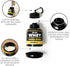 Protein Powder Container to Go - Travel Water Bottle Funnel for Mixes, Portable Pre Workout Supplement Containers & Dispenser Funnels, Mini Prewor...