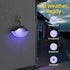 Solar Wall Lights,2 Lighting Modes Solar Fence Lights,Warm White & Color Glow LED Lights, Solar Lights for Garden,Patio,Deck Railing,Pool and Wall...