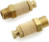 E-outstanding 5Pcs Solenoid valve copper muffler Pneumatic Muffler Silencer Adjustable 1/4 inch Threaded Air Filter Flow Speed Controller Muffler ...