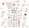 Bridal Shower Party 24 Players Bingo Game Set, Wedding Party Bingo Card, Home Large Groups Party Game Activities for Family and Friends, Adult Eng...