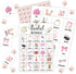 Bridal Shower Party 24 Players Bingo Game Set, Wedding Party Bingo Card, Home Large Groups Party Game Activities for Family and Friends, Adult Eng...