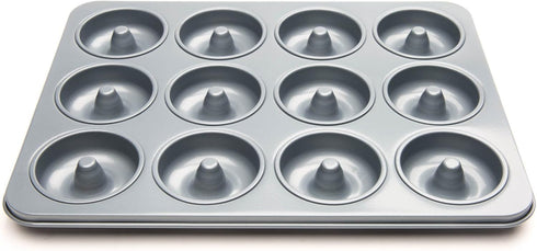 Fox Run Non-Stick Mini Donut Pan, 12-Cavity Donut Mold, Makes 2" Bite Sized Donuts...