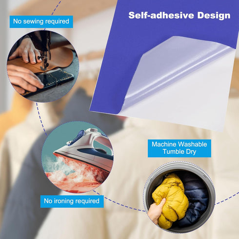 PATIKIL Down Jacket Repair Patch 63" x 3.1", 1 Pack Self Adhesive Nylon Fabric Patch for Tent Clothes Outdoor Camping Gear, Black...