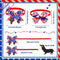 24PCS 4th of July Dog Bow Tie Collar, Independence Day Pet Bow Tie, Adjustable Star Stripe Collar, Patriotic Memorial Day Pet Bow Tie...