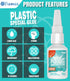 30g Plastic Glue - Ultra-Strong Adhesive for Plastic Models, Acrylic, DIY Crafts, Electronics, PVC, ABS, and More - Instant, Strong & Fast-Drying ...
