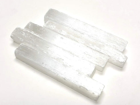 Natural Selenite Sticklets Bulk Raw Log Crystals (10 Sticks)...
