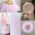 Light Pink Tulle Fabric Rolls 6 Inch by 100 Yards (300 feet) Fabric Spool Tulle Ribbon for DIY Light Pink Tutu Bow Baby Shower Easter Birthday Par...