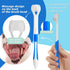 Dog Toothbrush Set - 3-Sided Dog Toothbrush Set for Dogs, Cats and Puppies - Soft Silicone Bristles for Easy Cleaning and Safety...