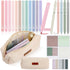 24 Pack Aesthetic School Supplies Include Small Pencil Case 12 Pcs Cute Highlighters 5 Pcs Quick Dry Black Ink Gel Pens 6 Pcs Clear Transparent St...
