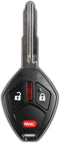 KeylessOption Key Fob Replacement for 2007 2008 2009 2010 2011 2012 2013 2014 2015 2016 2017 Mitsubishi Endeavor Remote, 3-Button OUCG8D-620M-A, L...