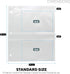 Recipe Card Protectors, Refill Sheets for 3 Ring Binders, Recipe Book Pocket Page Sheet Protectors, Holds 4 x 6-inch pockets, 4 Cards Per Sheet, C...