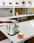 2 Slice Toaster Cover, Bread Machine Cover Farm Plant Summer Eucalyptus Leaves Gray Plaid Kitchen Appliance Dust Cover with Top Handle Fingerprint...