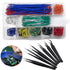 QISF 560Pcs Breadboard Jumper Wires Assorted Kit, Preformed Breadboard U-Shape Jumper Wires 14 Assorted Length + 6PCS Staniless Steel ESD Anti-Sta...