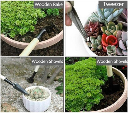 2Pcs Blue Mini Garden Hand Succulent Transplanting Tools,Widger Plastic Seedlings Dibber Sowing Digging Mini Garden Hand Tools for Home Garden,Gar...