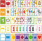 ZazzyKid Flash Cards for Toddlers Learning: 54 Double Sides Flashcards for Alphabets, Numbers, Colors, Shapes - Educational Toys for Preschool...