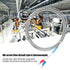 Thermocouple K Type, M6 Screw Fine Thread Type K Thermocouple Temperature Sensor Wire 0-400 1M/2M//4M/5M(2M)...