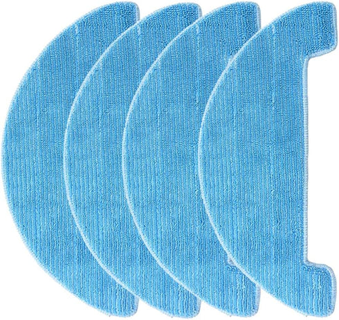 4PCS Replacement Mop Cloths Compatible with Coredy R750,R500,R550(R500+), R580, G800,G850 Robot Vacuum Mopping Cleaning Cloths Accessories...