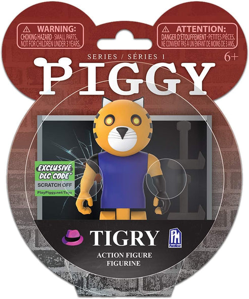 PIGGY Action Figure - Tigry Articulated Buildable Action Figure Toy, Series 1 Collectible...